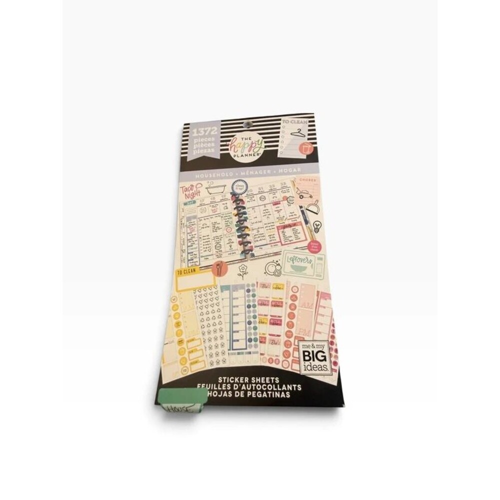 Happy Planner Household sticker book. Used